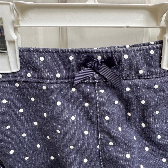 NWOT Simple Joys by Carter’s Navy Polka Dot Soft Ruffle Shorts - Picture 4 of 6